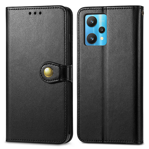 Custodia Portafoglio In Pelle Cover con Supporto S05D per Realme 9 4G Nero