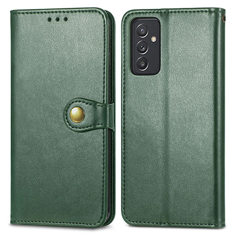 Custodia Portafoglio In Pelle Cover con Supporto S05D per Samsung Galaxy A25 5G Verde