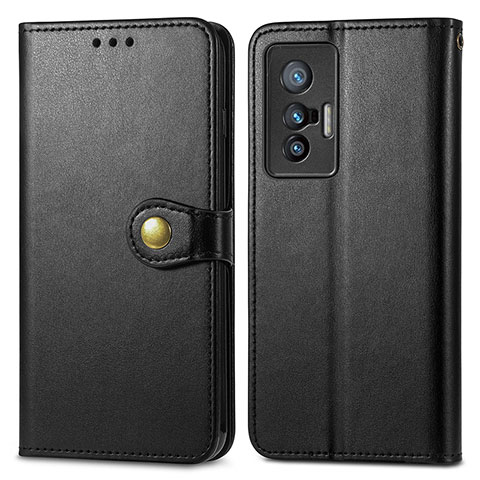 Custodia Portafoglio In Pelle Cover con Supporto S05D per Vivo X70 5G Nero