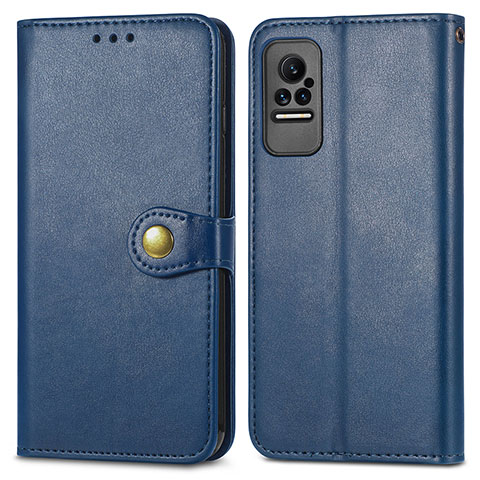 Custodia Portafoglio In Pelle Cover con Supporto S05D per Xiaomi Civi 5G Blu