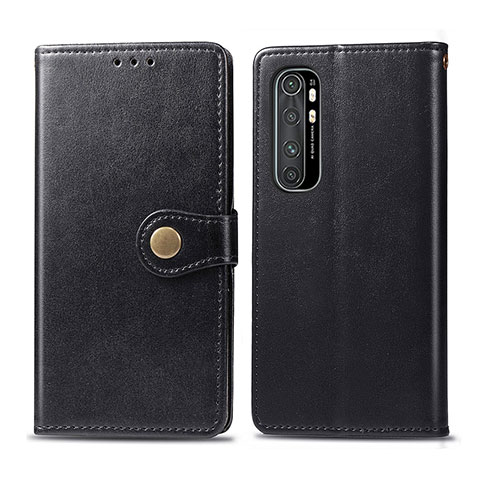 Custodia Portafoglio In Pelle Cover con Supporto S05D per Xiaomi Mi Note 10 Lite Nero