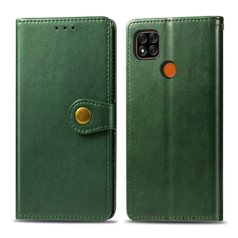 Custodia Portafoglio In Pelle Cover con Supporto S05D per Xiaomi Redmi 10A 4G Verde