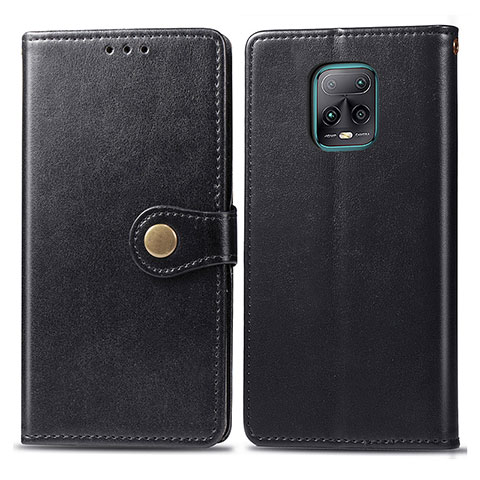 Custodia Portafoglio In Pelle Cover con Supporto S05D per Xiaomi Redmi 10X 5G Nero