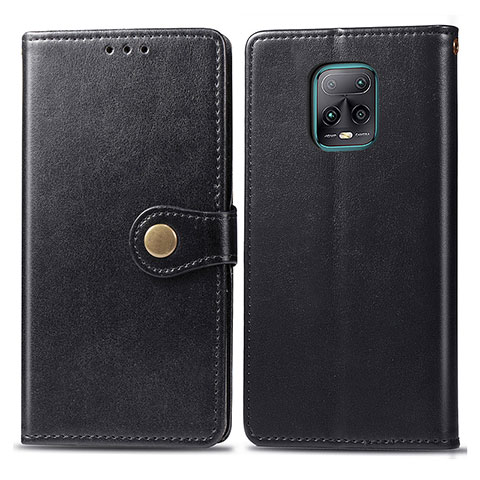 Custodia Portafoglio In Pelle Cover con Supporto S05D per Xiaomi Redmi 10X Pro 5G Nero