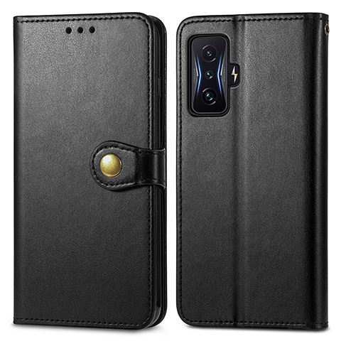 Custodia Portafoglio In Pelle Cover con Supporto S05D per Xiaomi Redmi K50 Gaming 5G Nero