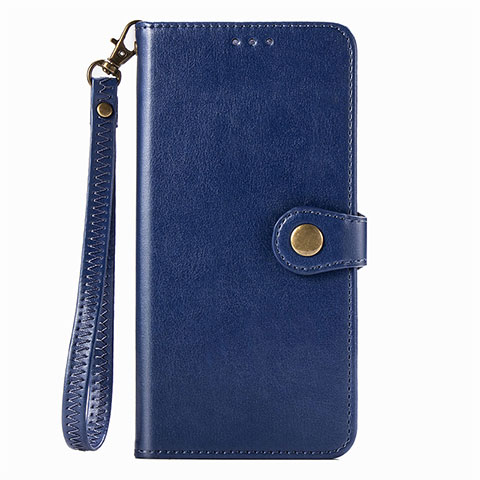 Custodia Portafoglio In Pelle Cover con Supporto S06D per Xiaomi Mi 10i 5G Blu