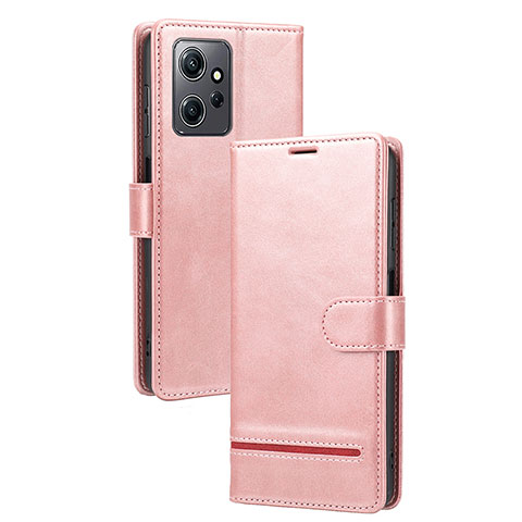 Custodia Portafoglio In Pelle Cover con Supporto SY3 per Xiaomi Redmi Note 12 4G Rosa