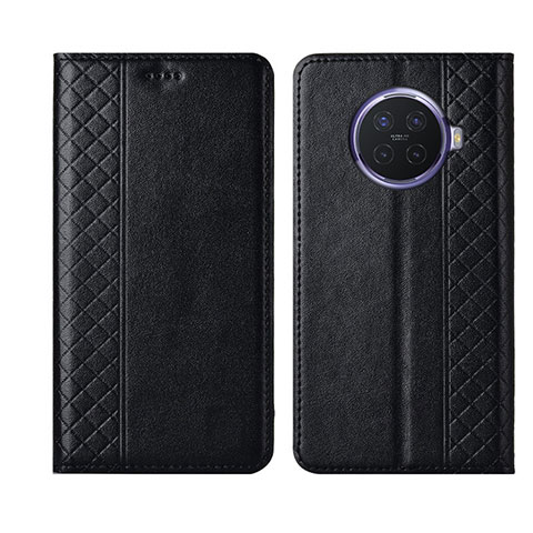 Custodia Portafoglio In Pelle Cover con Supporto T01 per Oppo Ace2 Nero