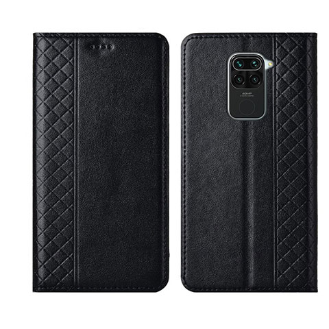 Custodia Portafoglio In Pelle Cover con Supporto T01 per Xiaomi Redmi 10X 4G Nero