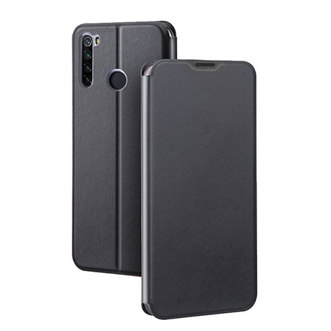 Custodia Portafoglio In Pelle Cover con Supporto T01 per Xiaomi Redmi Note 8 Nero