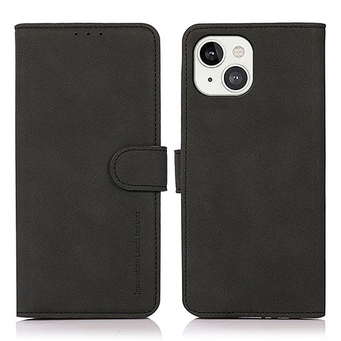 Custodia Portafoglio In Pelle Cover con Supporto T02 per Apple iPhone 13 Nero