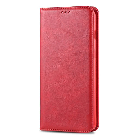 Custodia Portafoglio In Pelle Cover con Supporto T02 per Huawei P Smart+ Plus (2019) Rosso