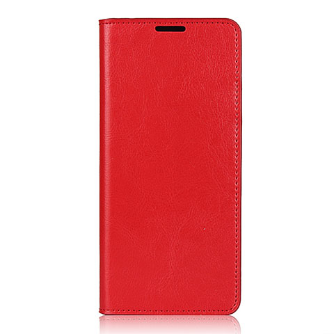 Custodia Portafoglio In Pelle Cover con Supporto T02 per Oppo Reno3 Pro Rosso