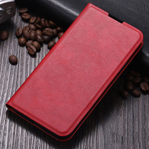 Custodia Portafoglio In Pelle Cover con Supporto T02 per Oppo RX17 Neo Rosso