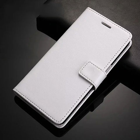 Custodia Portafoglio In Pelle Cover con Supporto T02 per Xiaomi Redmi Note 8T Bianco