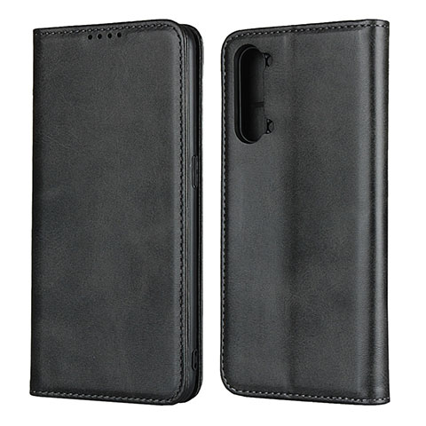 Custodia Portafoglio In Pelle Cover con Supporto T03 per Oppo K7 5G Nero