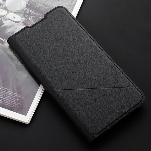 Custodia Portafoglio In Pelle Cover con Supporto T03 per Xiaomi Redmi Note 8 Nero