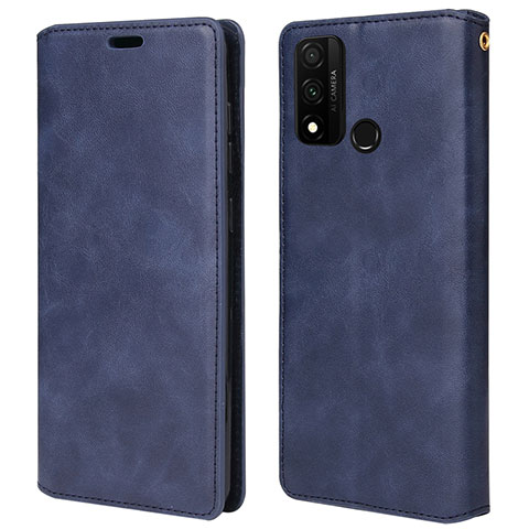 Custodia Portafoglio In Pelle Cover con Supporto T05 per Huawei Nova Lite 3 Plus Blu