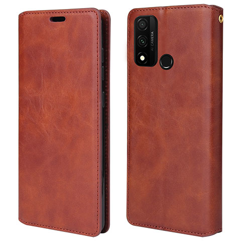 Custodia Portafoglio In Pelle Cover con Supporto T05 per Huawei Nova Lite 3 Plus Marrone