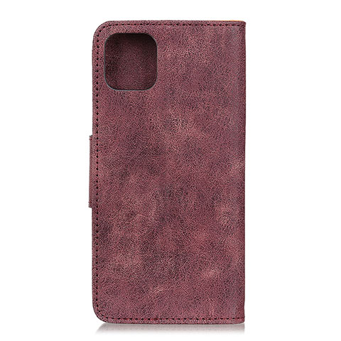 Custodia Portafoglio In Pelle Cover con Supporto T05 per Xiaomi Mi 11 5G Viola