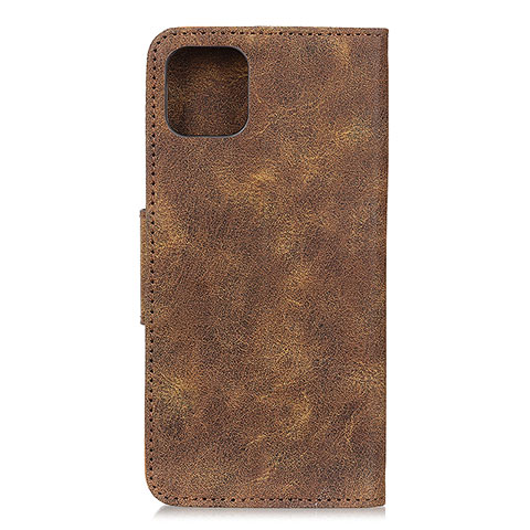 Custodia Portafoglio In Pelle Cover con Supporto T05 per Xiaomi Mi 11 Lite 5G Marrone