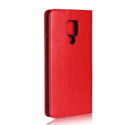 Custodia Portafoglio In Pelle Cover con Supporto T06 per Huawei Mate 20 X 5G Rosso