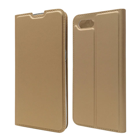 Custodia Portafoglio In Pelle Cover con Supporto T06 per Oppo K1 Oro