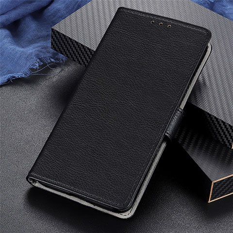 Custodia Portafoglio In Pelle Cover con Supporto T06 per Oppo Reno4 Pro 5G Nero