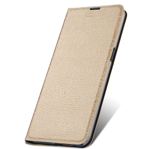 Custodia Portafoglio In Pelle Cover con Supporto T06 per Oppo RX17 Pro Oro