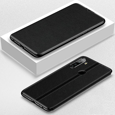 Custodia Portafoglio In Pelle Cover con Supporto T06 per Xiaomi Redmi Note 8T Nero