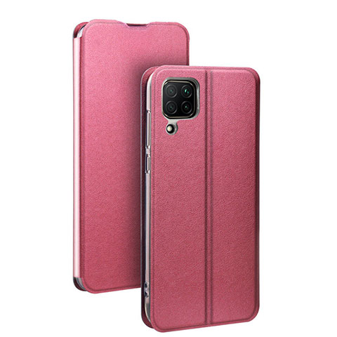 Custodia Portafoglio In Pelle Cover con Supporto T07 per Huawei Nova 7i Rosa