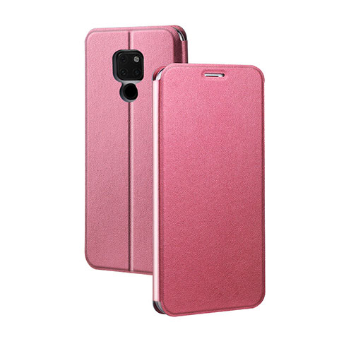 Custodia Portafoglio In Pelle Cover con Supporto T08 per Huawei Mate 20 Rosa