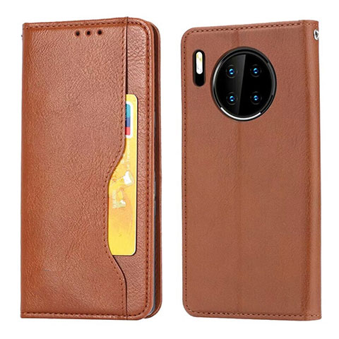 Custodia Portafoglio In Pelle Cover con Supporto T08 per Huawei Mate 30 Pro 5G Arancione