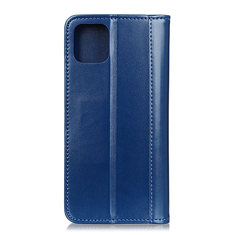 Custodia Portafoglio In Pelle Cover con Supporto T08 per Xiaomi Mi 11 5G Blu