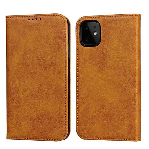 Custodia Portafoglio In Pelle Cover con Supporto T09 per Apple iPhone 11 Arancione