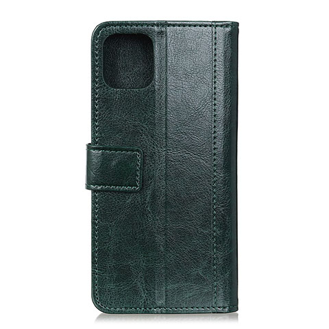 Custodia Portafoglio In Pelle Cover con Supporto T09 per Xiaomi Mi 11 5G Verde