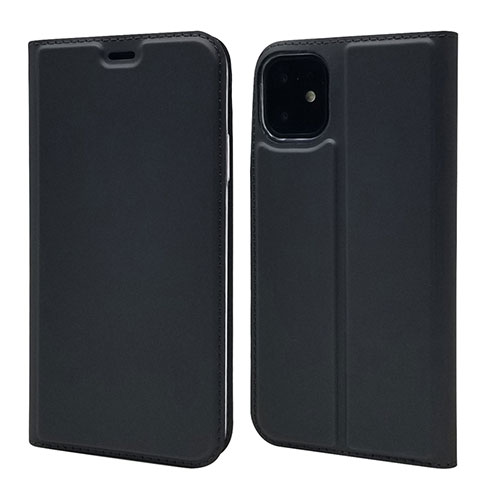 Custodia Portafoglio In Pelle Cover con Supporto T11 per Apple iPhone 11 Nero