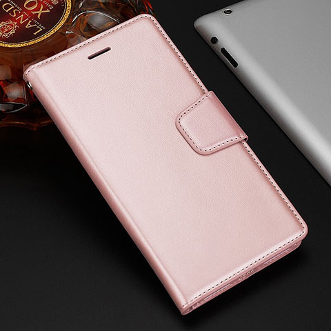 Custodia Portafoglio In Pelle Cover con Supporto T11 per Huawei Mate 20 X 5G Oro Rosa