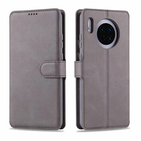 Custodia Portafoglio In Pelle Cover con Supporto T11 per Huawei Mate 30 Grigio