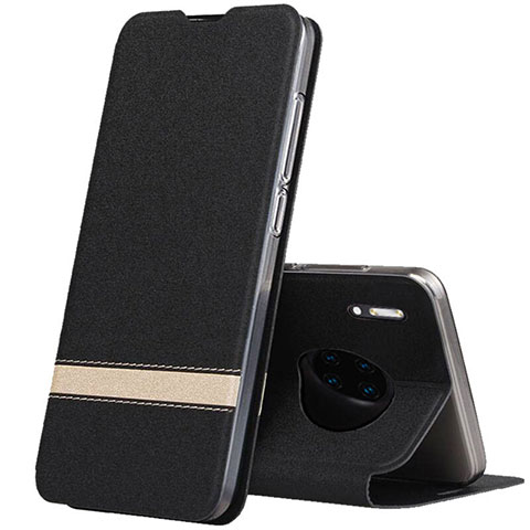 Custodia Portafoglio In Pelle Cover con Supporto T12 per Huawei Mate 30 Nero