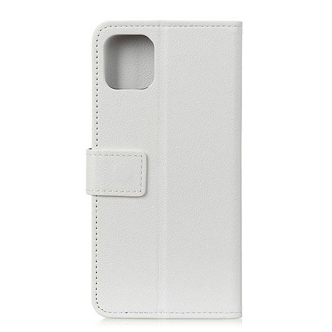 Custodia Portafoglio In Pelle Cover con Supporto T12 per Xiaomi Mi 11 Lite 4G Bianco