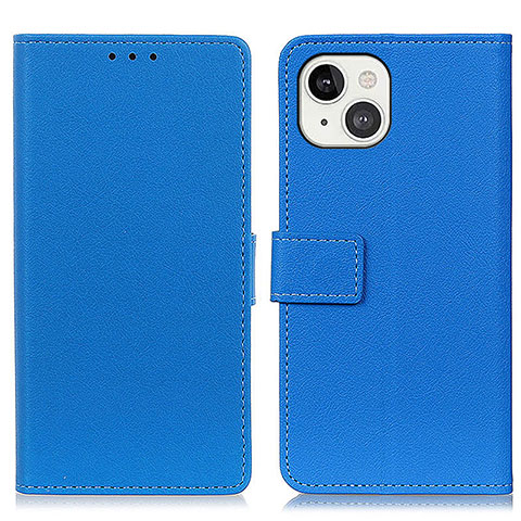 Custodia Portafoglio In Pelle Cover con Supporto T14 per Apple iPhone 13 Blu