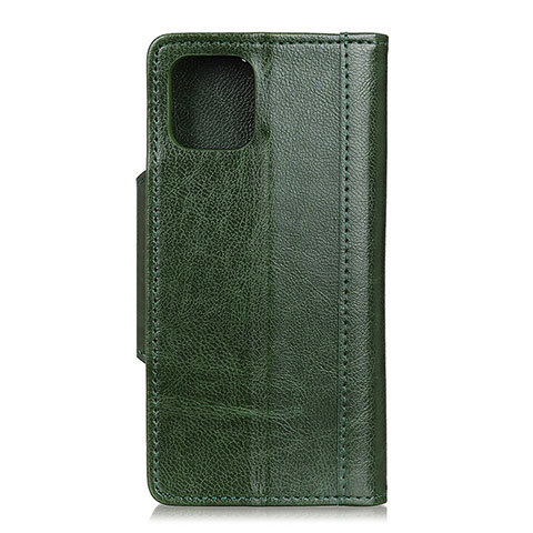 Custodia Portafoglio In Pelle Cover con Supporto T14 per Xiaomi Mi 11 5G Verde