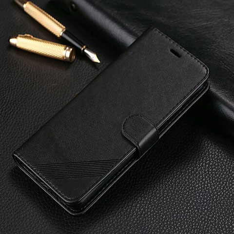 Custodia Portafoglio In Pelle Cover con Supporto T14 per Xiaomi Redmi Note 8 Pro Nero