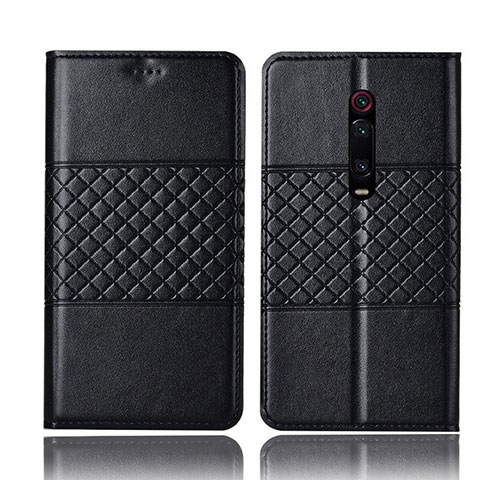 Custodia Portafoglio In Pelle Cover con Supporto T15 per Xiaomi Mi 9T Pro Nero