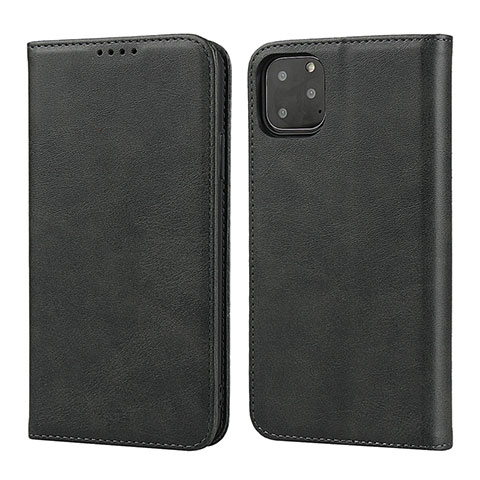 Custodia Portafoglio In Pelle Cover con Supporto T16 per Apple iPhone 11 Pro Nero