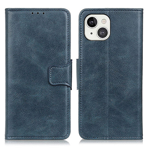 Custodia Portafoglio In Pelle Cover con Supporto T17 per Apple iPhone 13 Blu