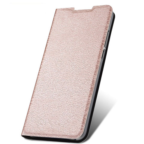 Custodia Portafoglio In Pelle Cover con Supporto T17 per Xiaomi Redmi Note 8 Oro Rosa