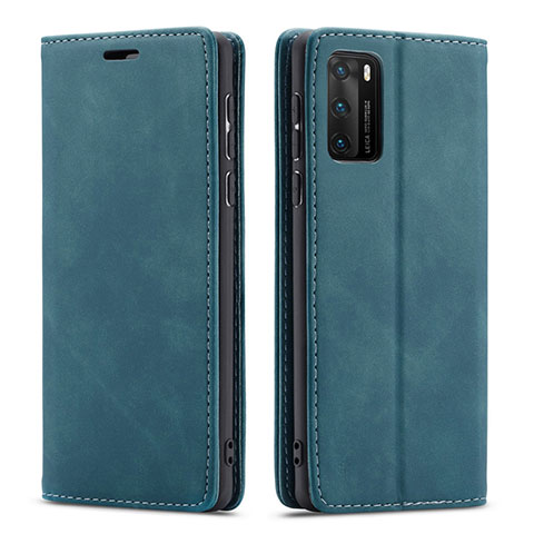 Custodia Portafoglio In Pelle Cover con Supporto T18 per Huawei P40 Verde