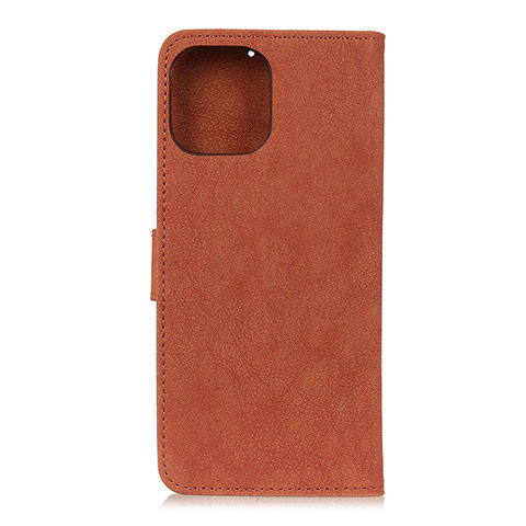 Custodia Portafoglio In Pelle Cover con Supporto T23 per Xiaomi Mi 11 Lite 4G Marrone